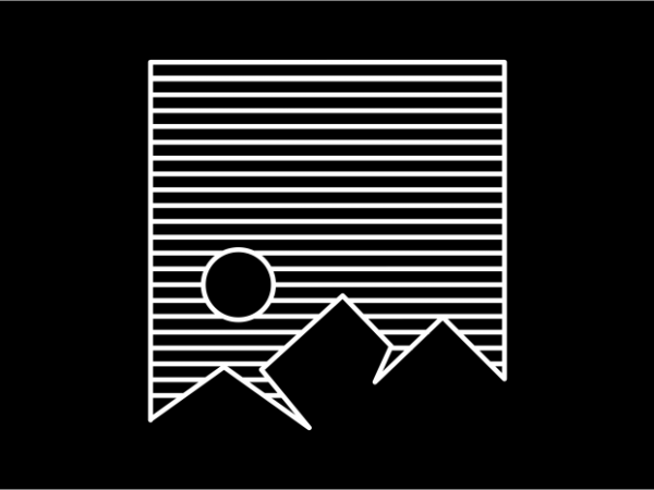 Mountain stripes t shirt design for purchase Mountain stripes t shirt design for purchase