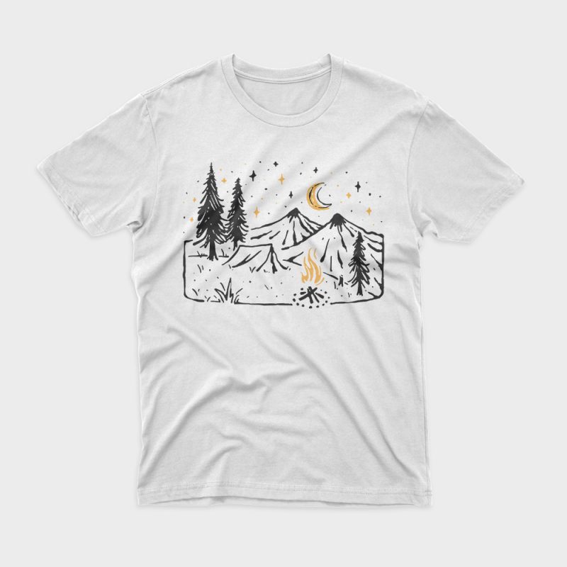 Camp Fire shirt design png