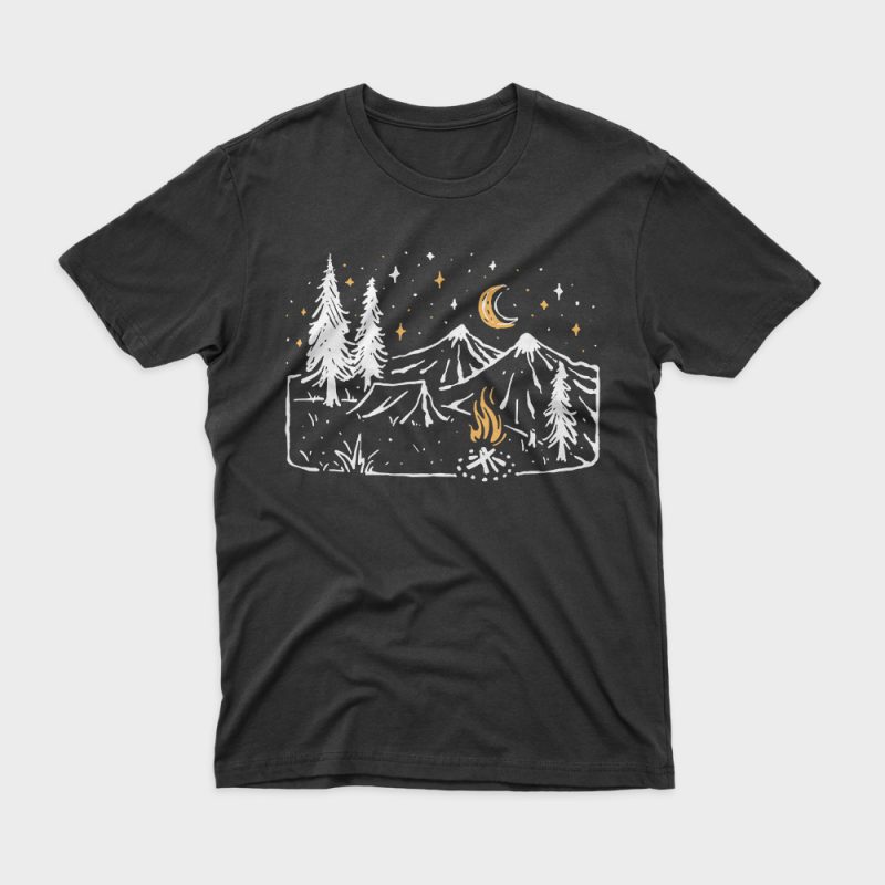 Camp Fire shirt design png