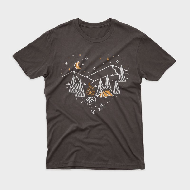 Night in Love buy t shirt design artwork