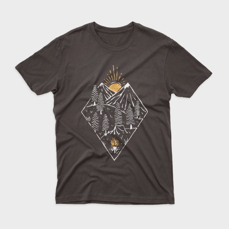 Camping buy t shirt design