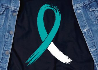Cancer Ribbon SVG – Cancer Awareness – Cancer – Ribbon buy t shirt design artwork