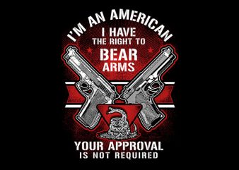 Right To Bear Arms t-shirt design png