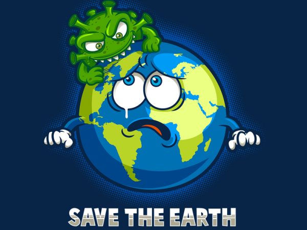 Save the earth shirt design png