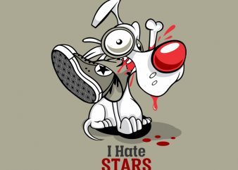 I HATE STARS buy t shirt design artwork