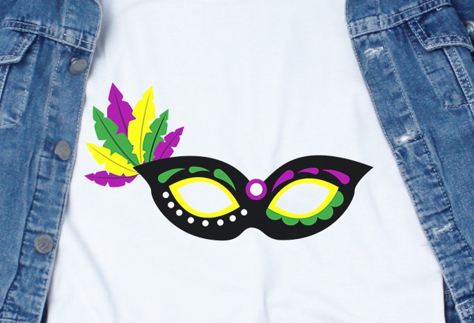 Mardi Gras Mask SVG – Festival – Funny Tshirt Design