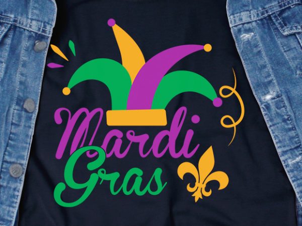 Mardi gras – commercial use tshirt design