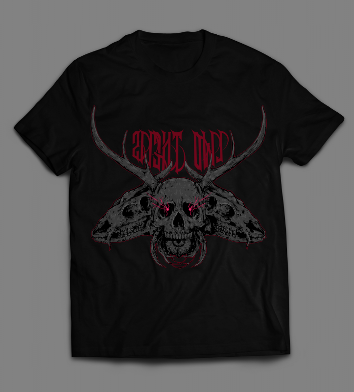 Skull T-Shirt Design