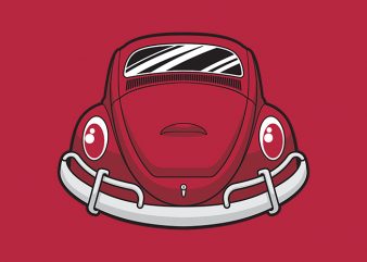Smiley Beetle Car shirt design png