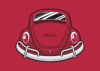 Smiley Beetle Car shirt design png