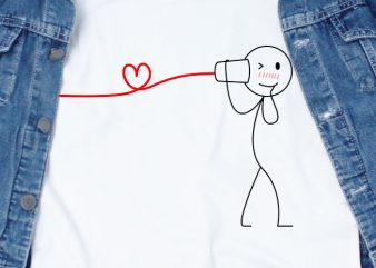 Sound of Love SVG – Love – Couple – Valentine shirt design png design for t shirt