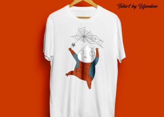 Spider Cat Funny graphic t-shirt design