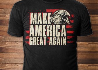 Make America Great Again t-shirt design for commercial use
