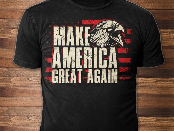 Make america great again t-shirt design for commercial use