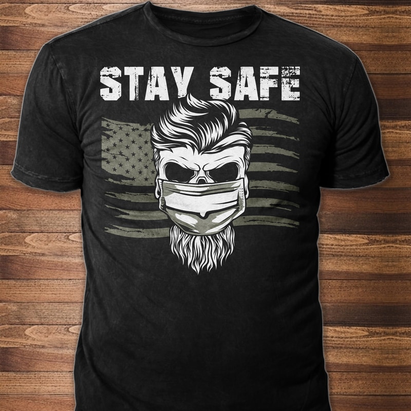 Stay Safe t shirt design template Buy tshirt designs
