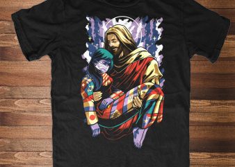 Christ the Savior t shirt design for download