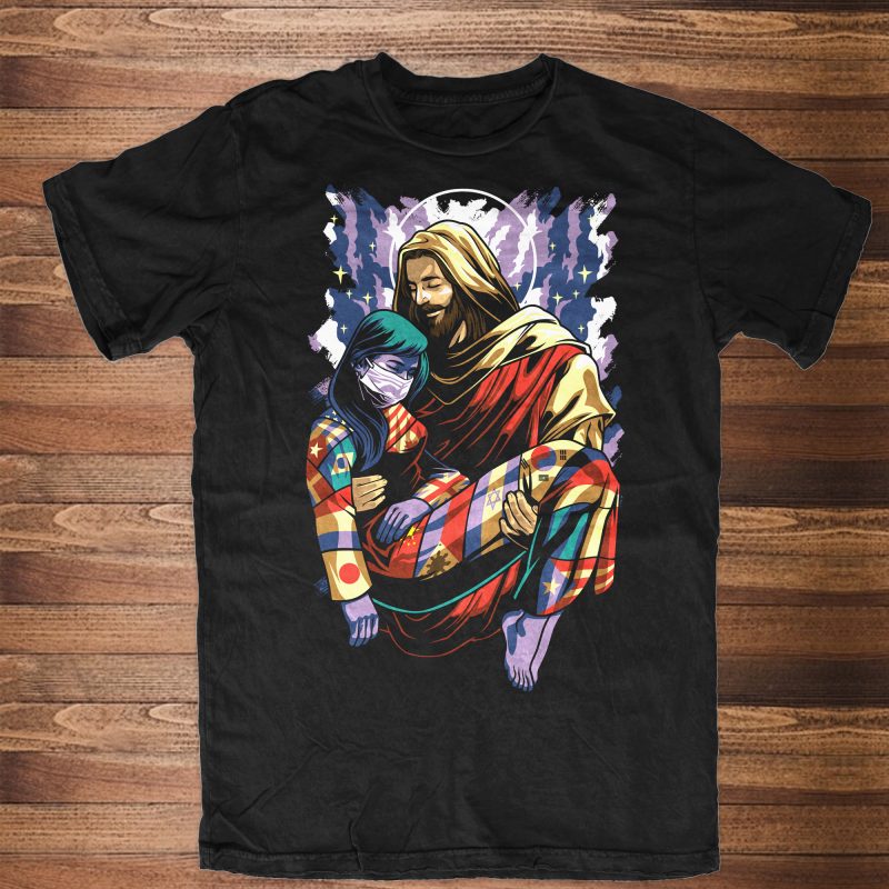 Christ the Savior t shirt design for download