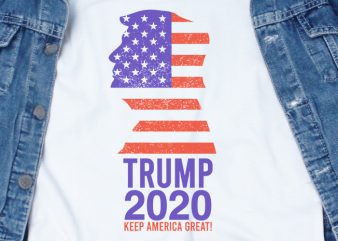 Trump 2020 SVG – Trump – America – buy t shirt design for commercial use