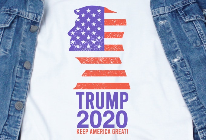 Trump SVG Bundle – America t shirt design for printful