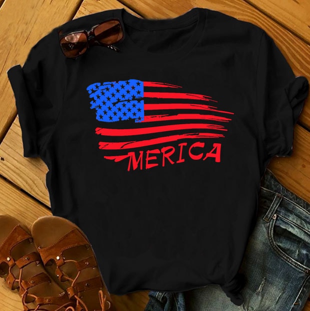 Proud American Bundle Part 2 – 54 Designs – 90% OFF t shirt designs for sale