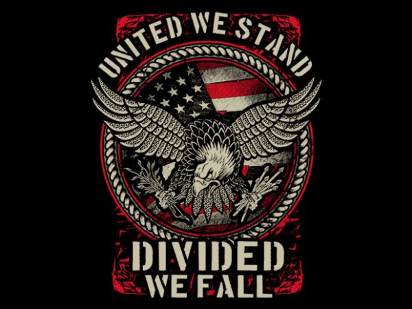 United we stand ready made tshirt design