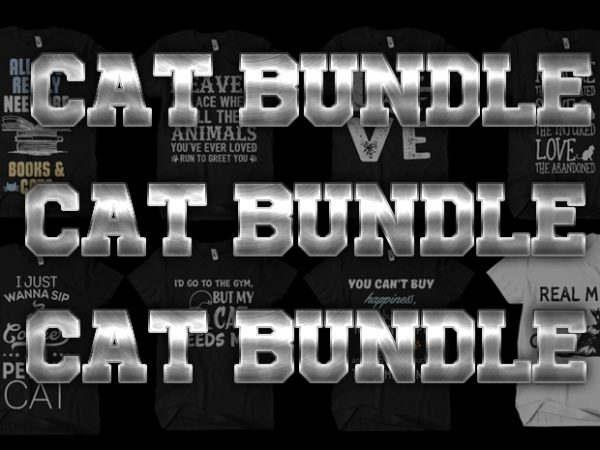 Cat love bundle t shirt vector file