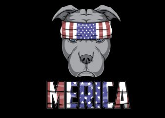 pitbull dog usa flag t shirt design to buy