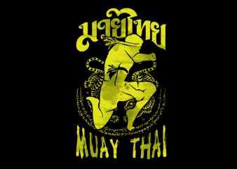 Muay Thai 14 t shirt design for purchase