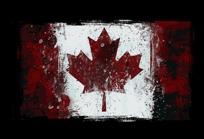 canadian flag t-shirt design png - Buy t-shirt designs
