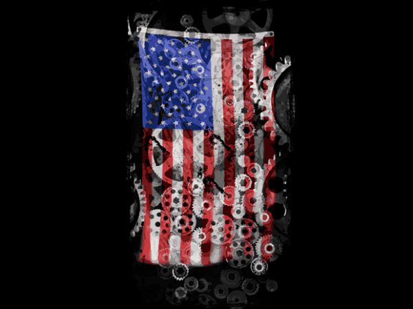 Business american flag t shirt design for download