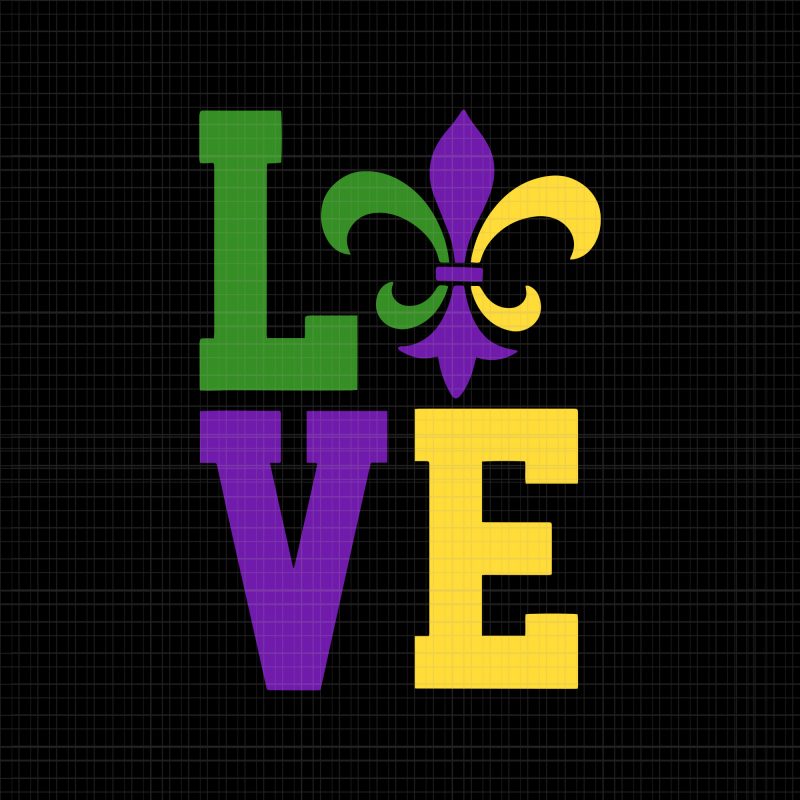 I Love Mardi Gras SVG, I Love Mardi Gras PNG, I Love Mardi Gras, I Love Mardi Gras design graphic t-shirt design