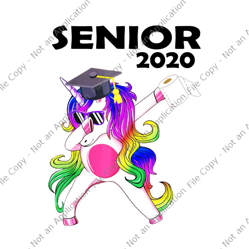 Senior 2020 uniorn png, Senior 2020 uniorn, Uniocr senior 2020, Unicorn With Toilet Paper PNG, Unicorn With Toilet Paper senior t shirt design for download