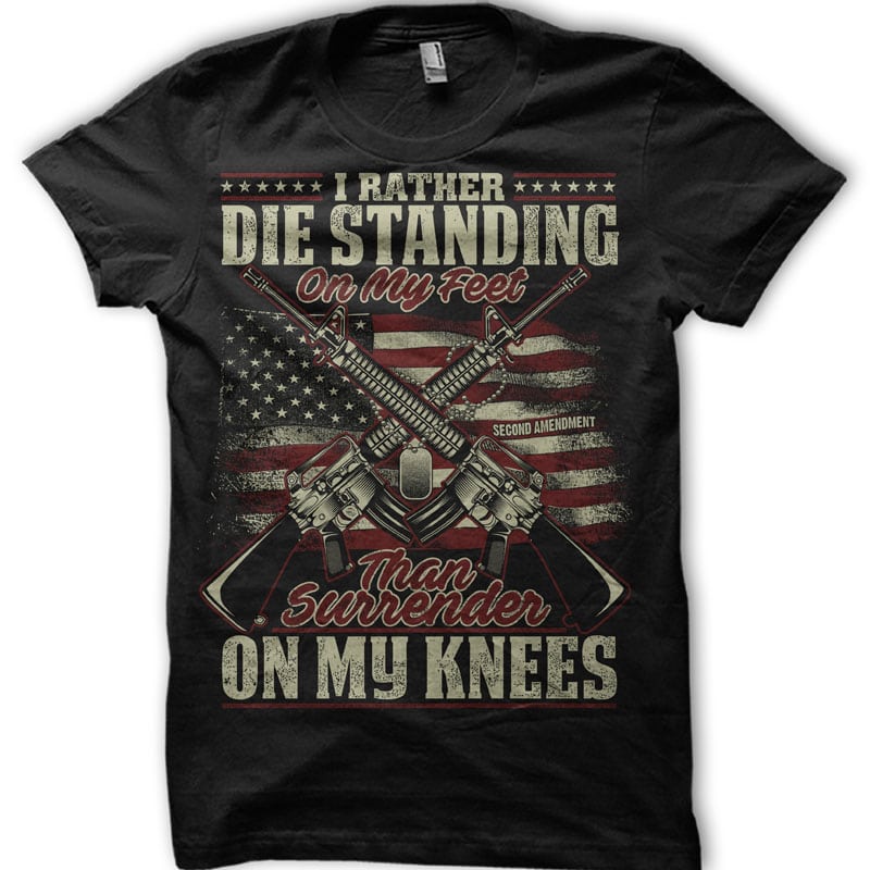 second Amendment buy t shirt design artwork