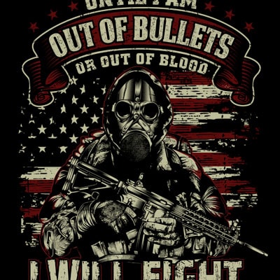 I will fight t shirt design for download