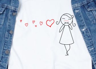 Woman Love SVG – Love – Valentine – Couple t shirt design for purchase
