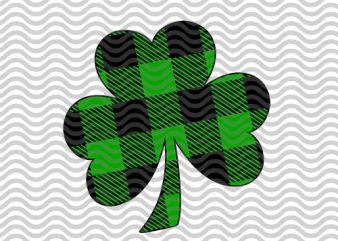 ST.Patrick’s Day Svg, svg Saint Patricks Day, Clover Svg, shamrock Svg, Four Leaf Svg, Clover Leaf Svg, bufallo EPS SVG PNG DXF digital download print