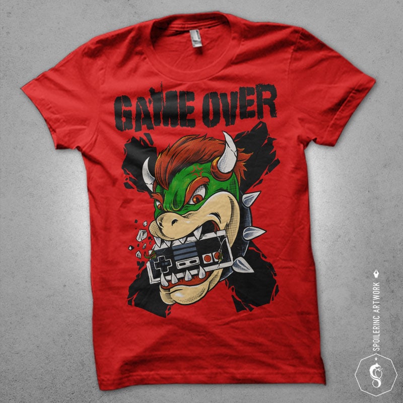 king koopa buy t shirt design for commercial use