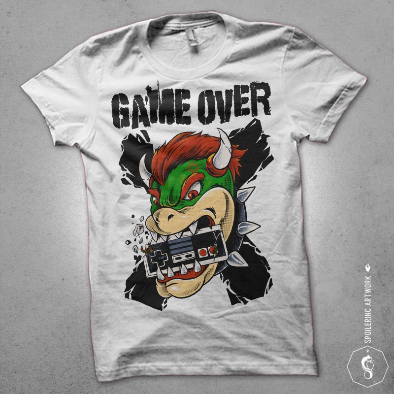 king koopa buy t shirt design for commercial use