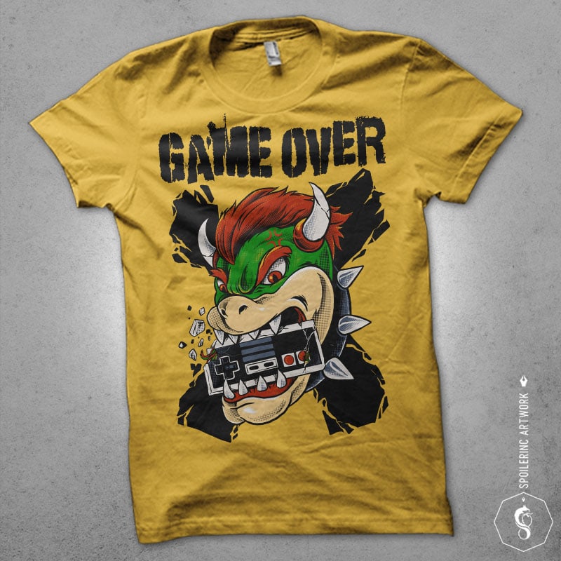 king koopa buy t shirt design for commercial use