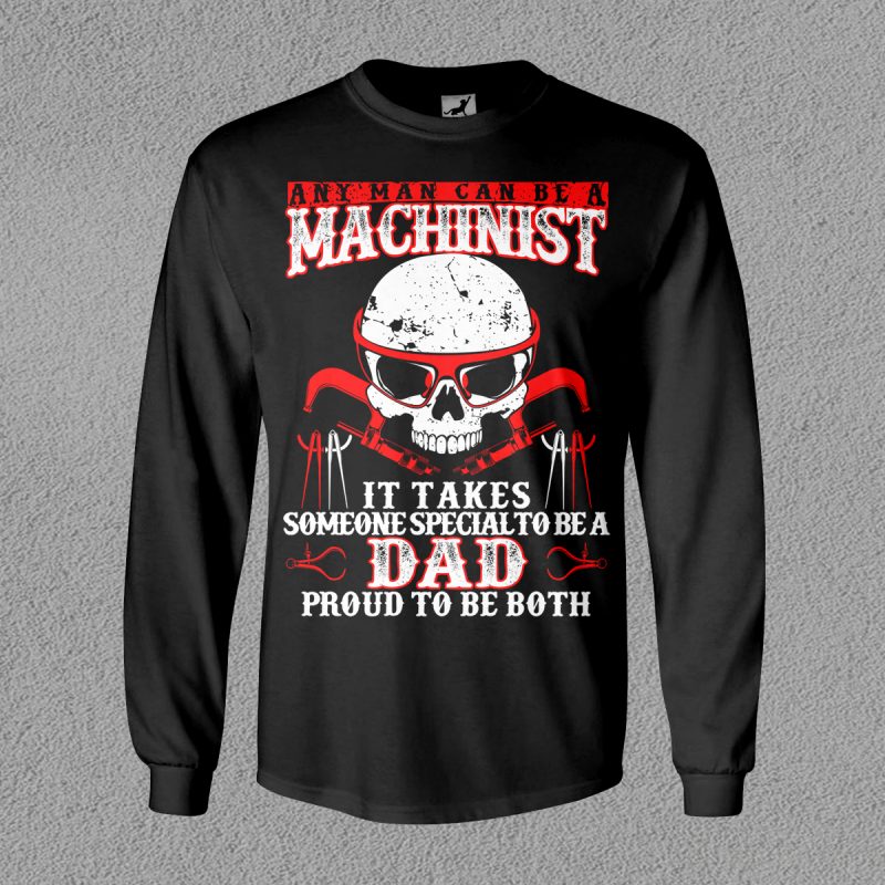 Machinist t shirt design for sale