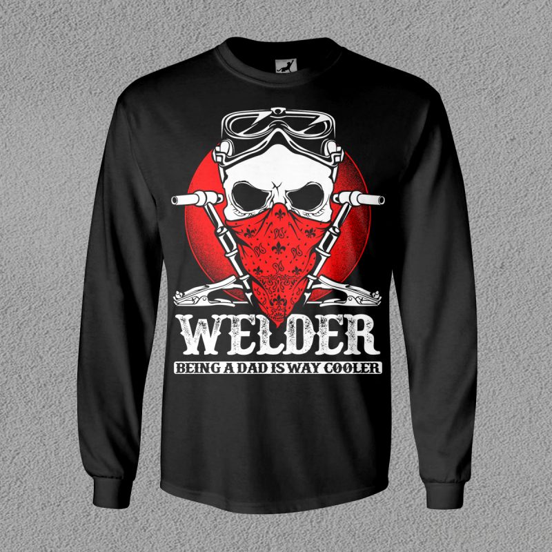 Welder Cool print ready t shirt design