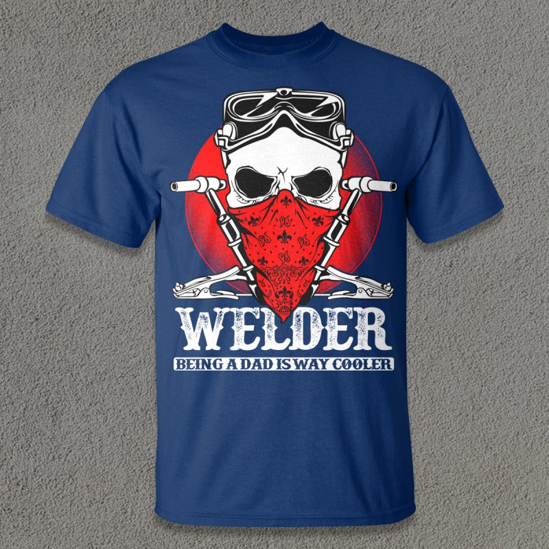 Welder Cool print ready t shirt design