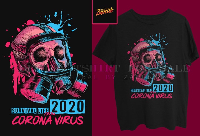 Survival life 2020 from Corona virus thisrt design for sale ready to print buy t shirt design