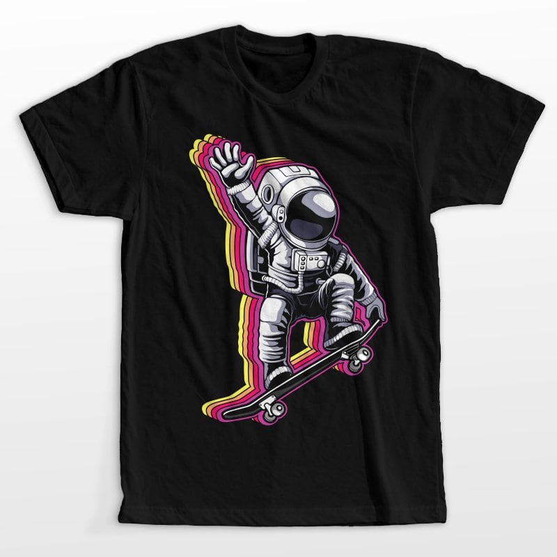 Astronaut T-shirt Designs Bundle Part 5