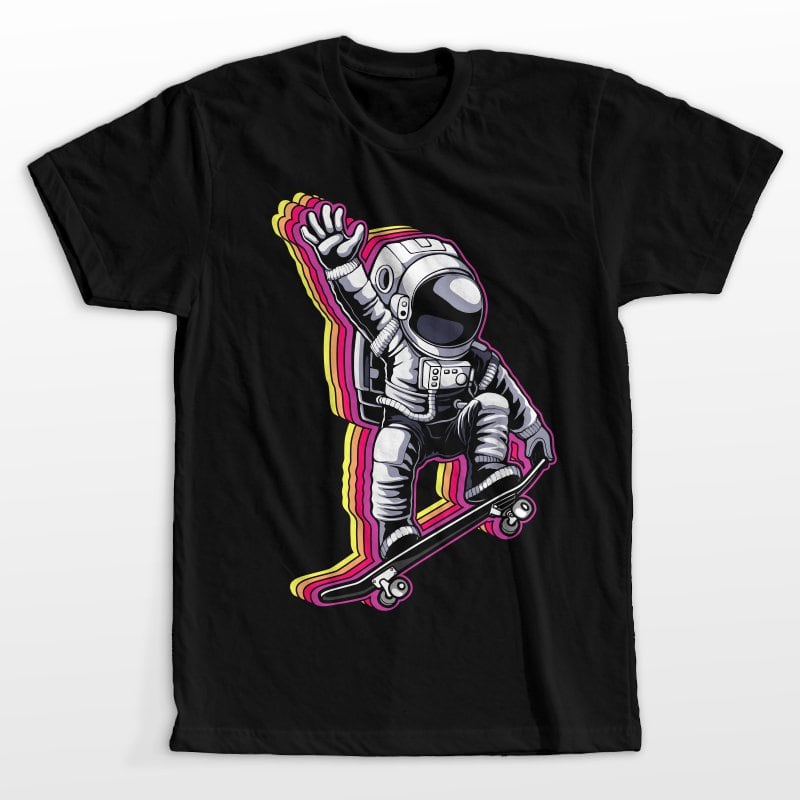 Astronaut Tshirt Designs Bundle