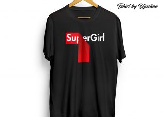 Super Girl buy t-shirt design
