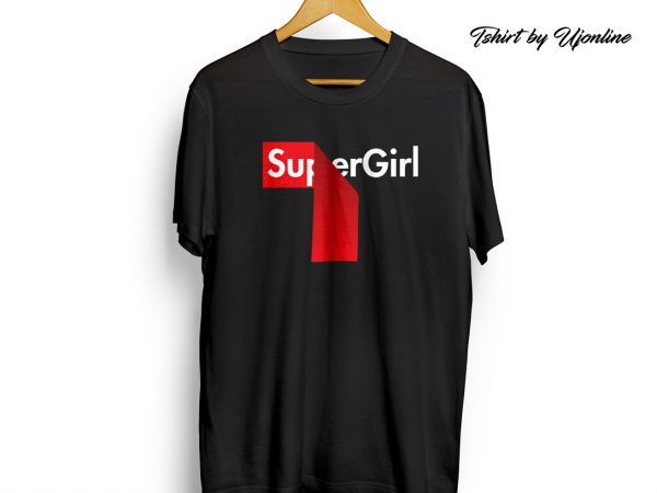 Super girl buy t-shirt design