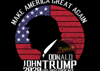 Donald John Trump Make America Great Again ready made tshirt design