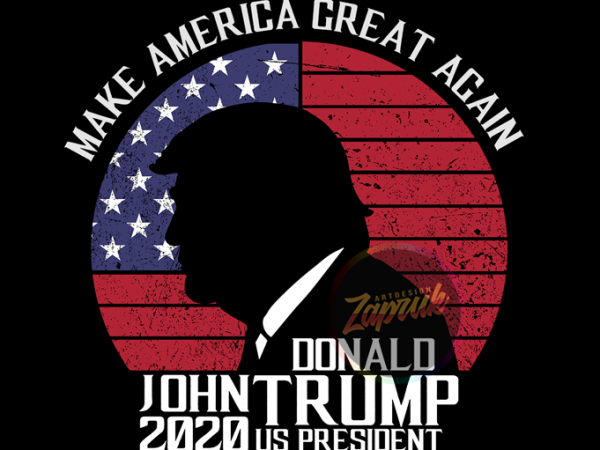 Donald john trump make america great again ready made tshirt design