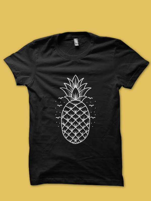 pineapple tshirt design